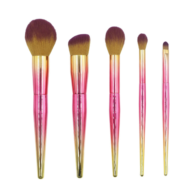 MHLAN 5 ombre makeup brush set