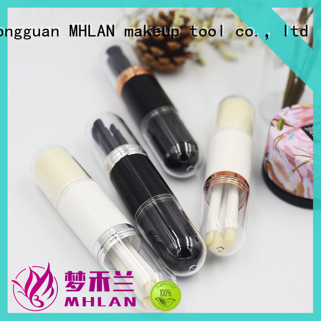 MHLAN custom retractable makeup brush factory for use