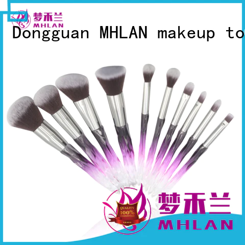 custom full makeup brush set from China for cosmetic