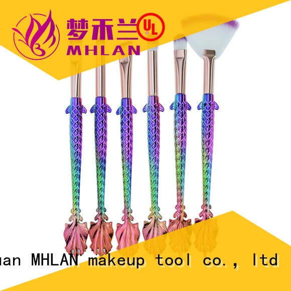 MHLAN custom eye brush set from China for distributor