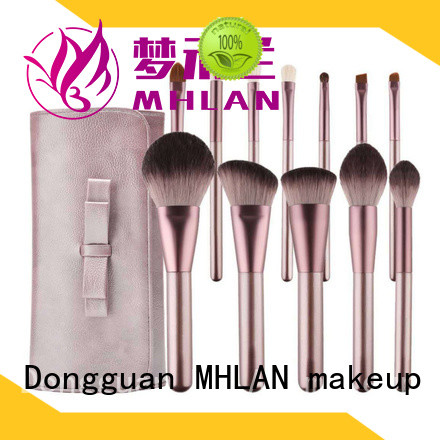 MHLAN 100% quality best makeup brush set from China for distributor