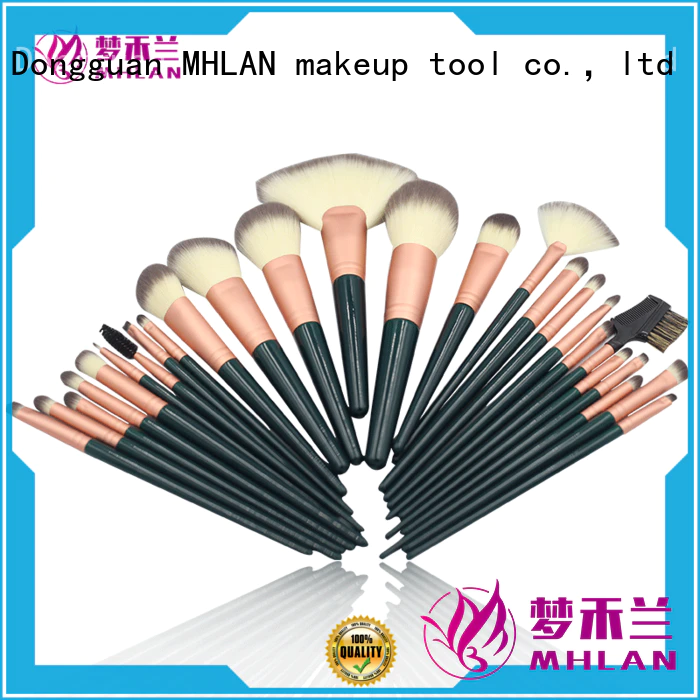 MHLAN custom cosmetic brush set from China for cosmetic